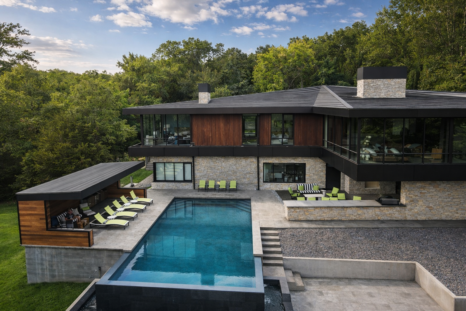 Shaw Hollow Infinity Edge Pool